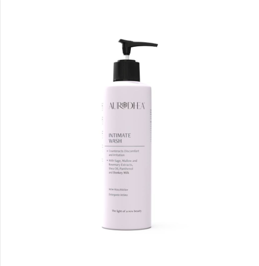 GEL INTIME AU LAIT D'ÂNESSE - Enrichi en extraits de Sauge et de Romarin, en huile de Karité et en Panthénol.
