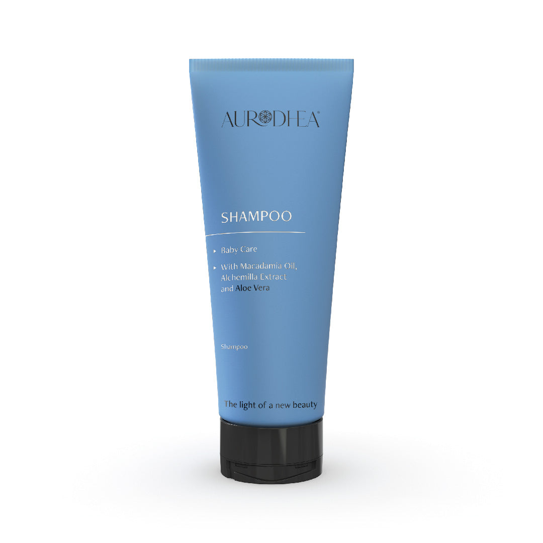 SHAMPOING BÉBÉ - Enrichi en huile de Macadamia, extrait d'Alchémille et Aloe vera.