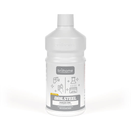 BRILSTEEL – Nettoyant polissant pour acier inoxydable