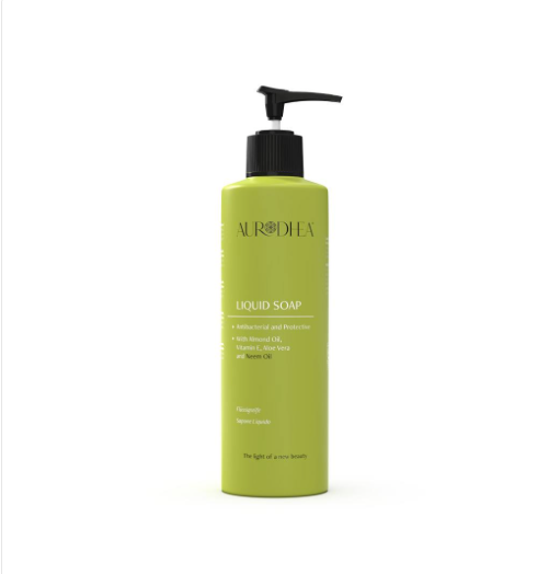SAVON LIQUIDE AVEC HUILE DE NEEM  - Enrichi en huile d’Amande, Aloe Vera et Vitamine E