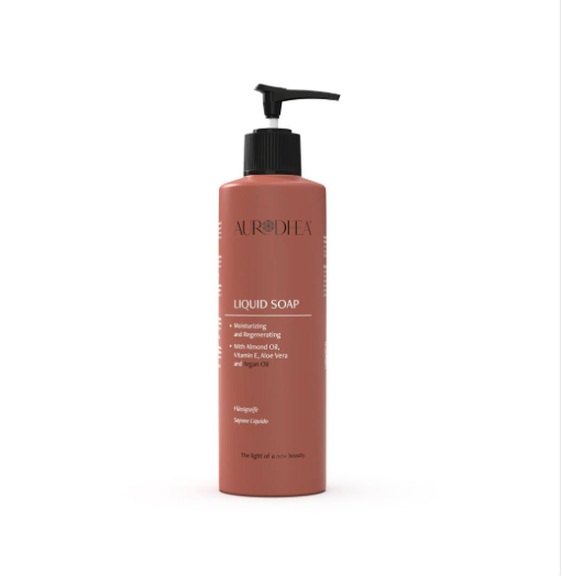 SAVON LIQUIDE À L'HUILE D'ARGAN - Enrichi en huile d’Amande, Aloe Vera et Vitamine E