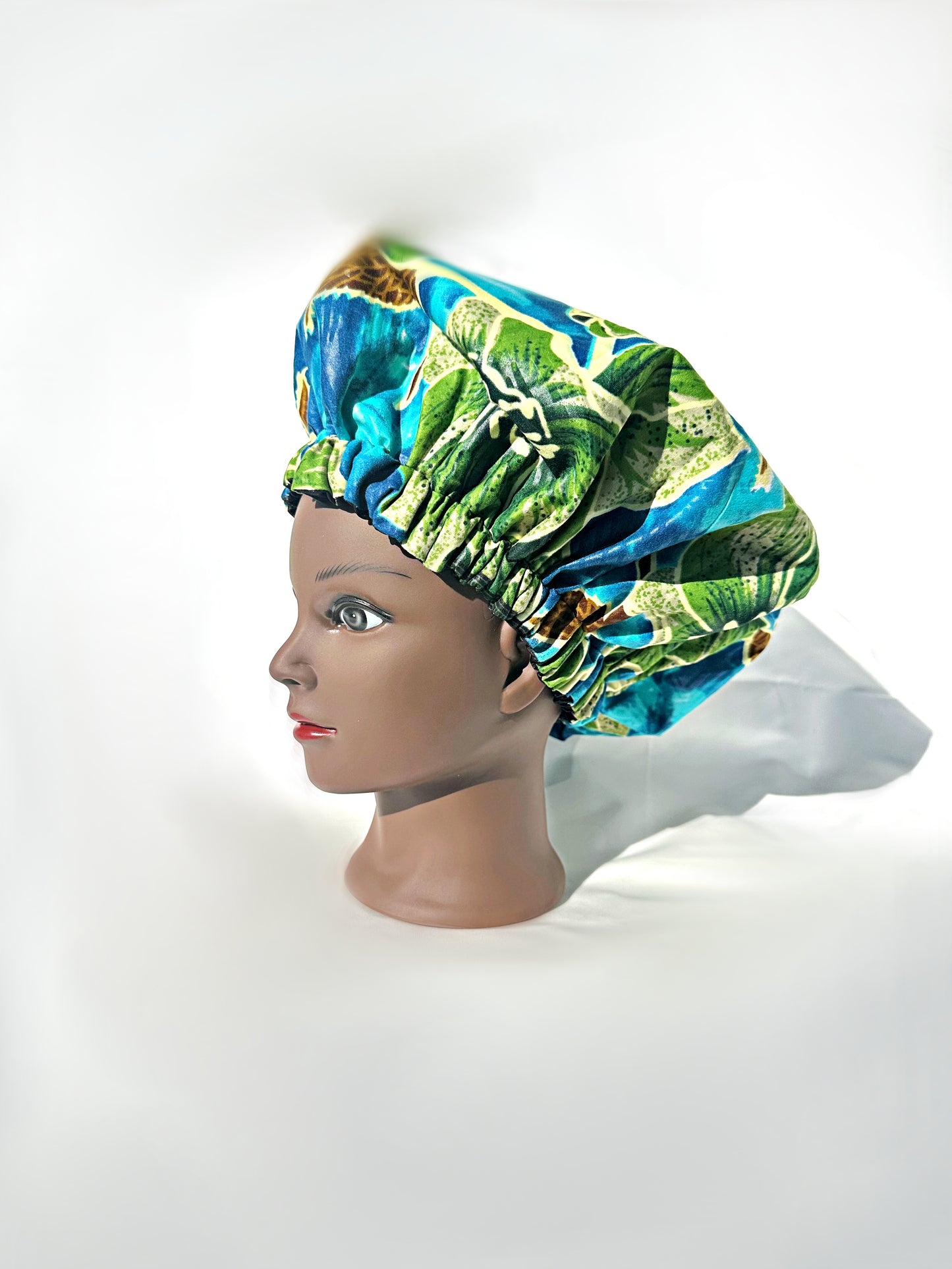BONNET RÉVERSIBLE EN SATIN & WAX - Modèle N°2