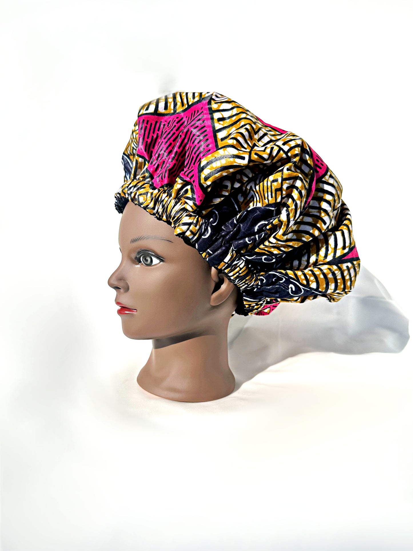 BONNET RÉVERSIBLE EN SATIN & WAX - Modèle N°3