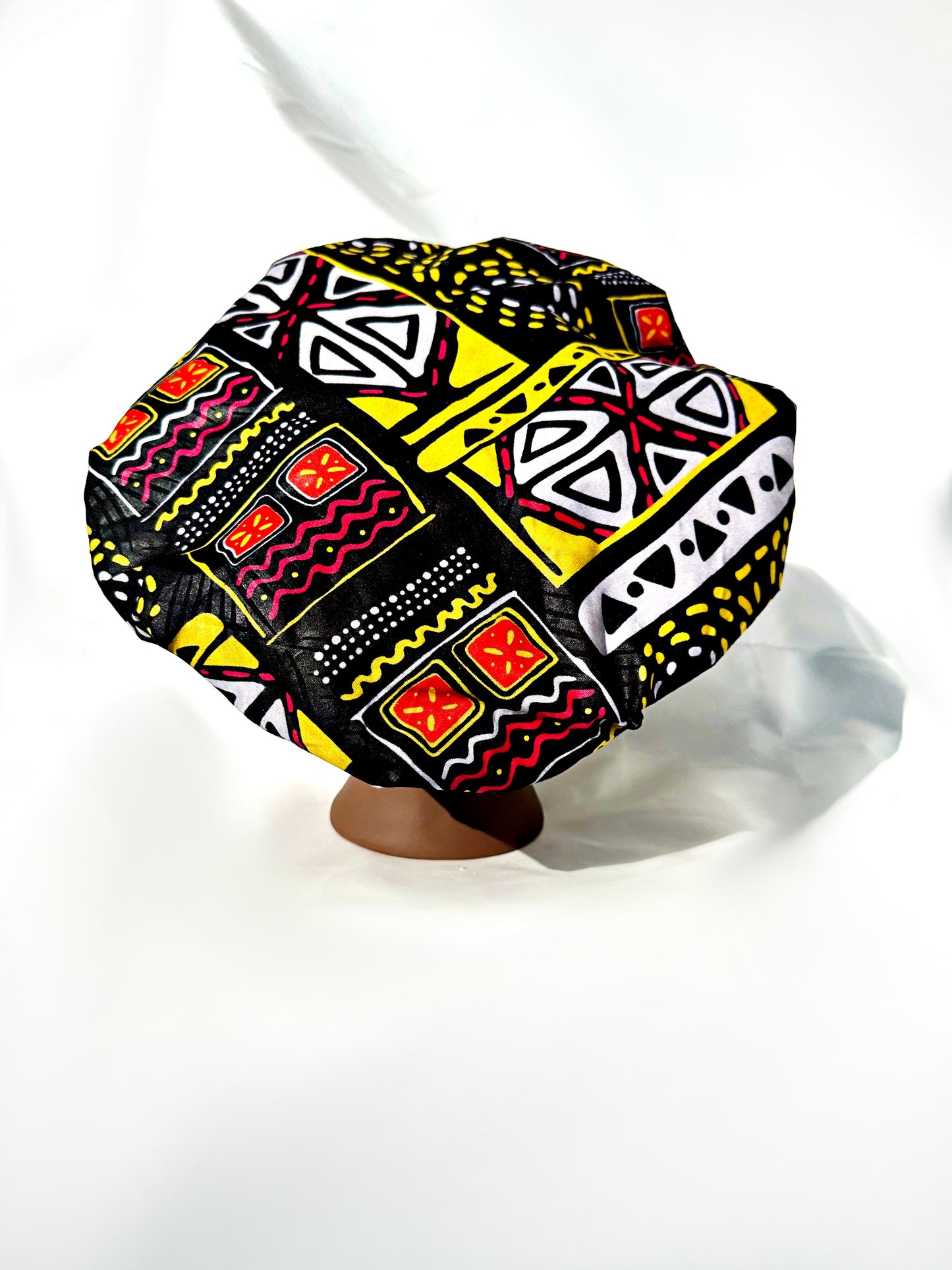 BONNET RÉVERSIBLE EN SATIN & WAX - Modèle N°4