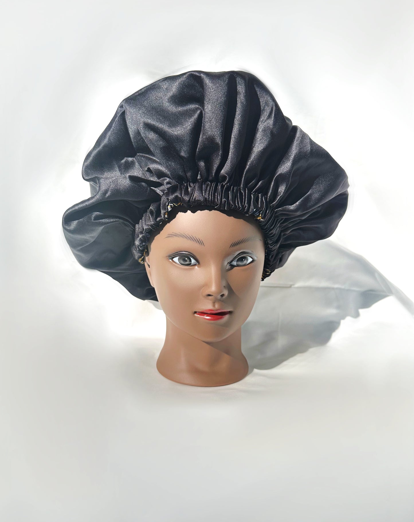 BONNET RÉVERSIBLE EN SATIN & WAX - Modèle N°3
